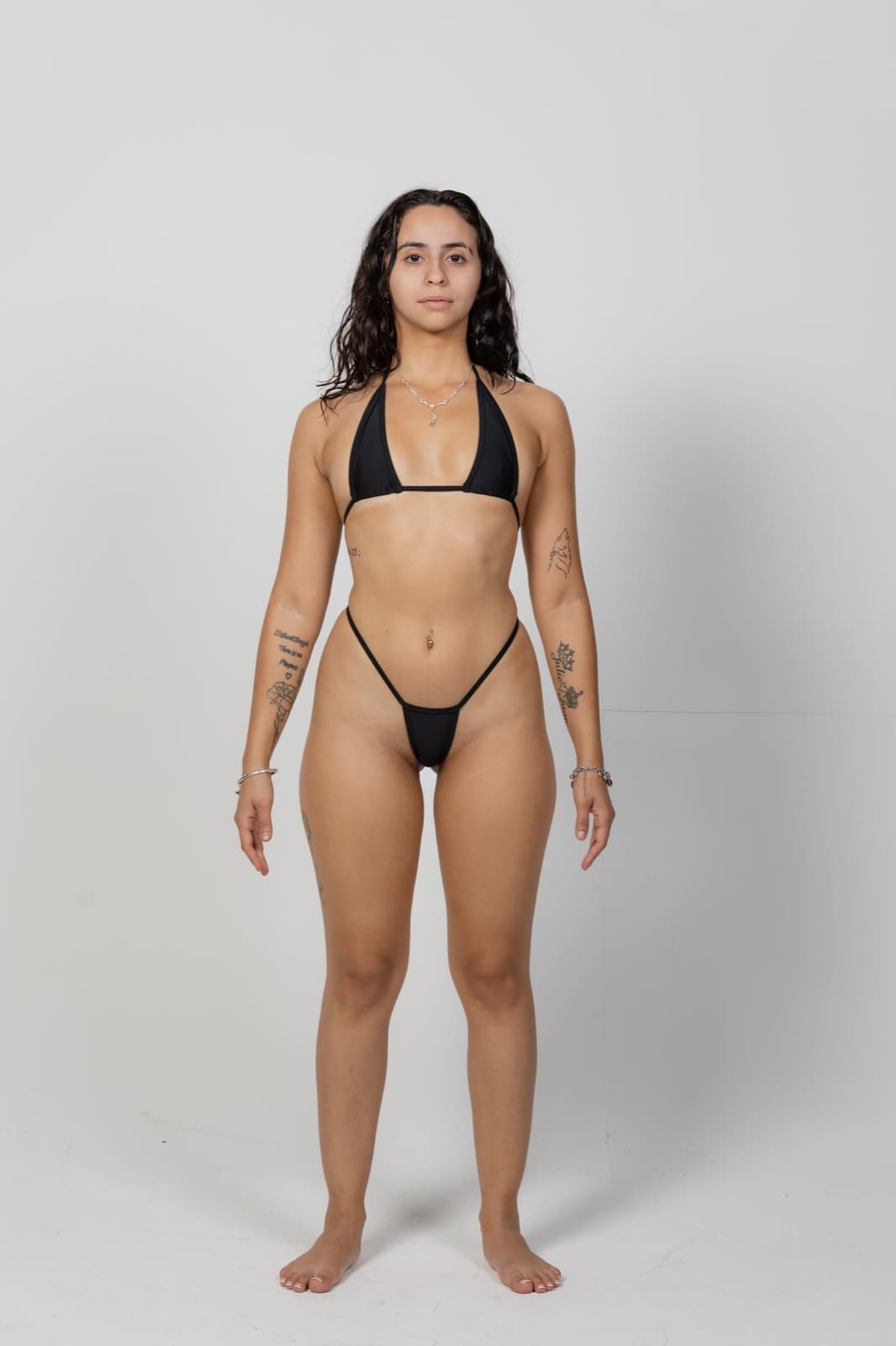 Nayeli — unretouched digital, front full-length, July 2026